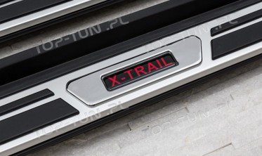 пороги (подножки боковые) Nissan X-Trail фото