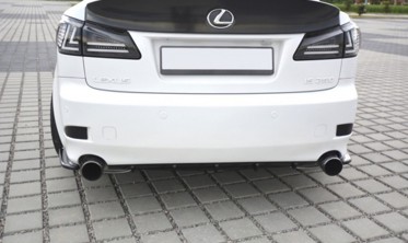 Центральный диффузор заднего бампера Lexus IS Mk2 фото