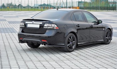 Диффузор заднего бампера Saab 9-3 Aero Mk2 рестайл фото