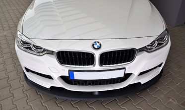 Дифузор переднього бампера (накладка) BMW F30 M-pakiet фото