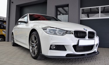 Дифузор переднього бампера (накладка) BMW F30 M-pakiet фото