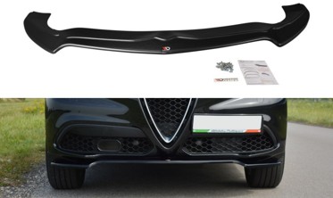 Тюнінговий дифузор переднього бампера Alfa Romeo Stelvio вер.1 фото