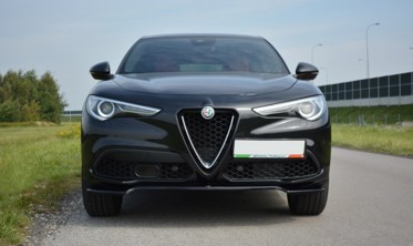 Тюнинговый диффузор переднего бампера Alfa Romeo Stelvio вер.1 фото