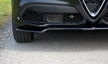 Тюнинговый диффузор переднего бампера Alfa Romeo Stelvio вер.1 фото