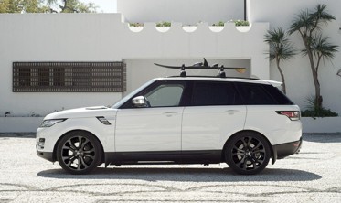 алюминиевые рейлинги на крышу Range Rover Sport фото