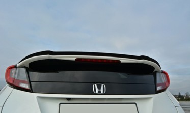 Накладка на спойлер багажника Honda Civic MK 9 рестайл фото