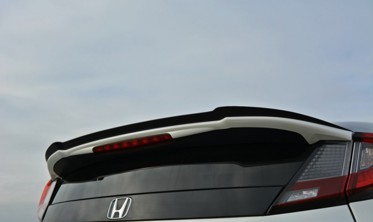 Накладка на спойлер багажника Honda Civic MK 9 рестайл фото