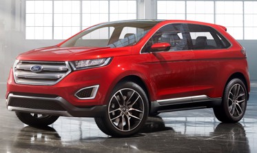 верхняя окантовка боковых окон Ford Edge  фото