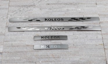 накладки на пороги Renault Koleos фото