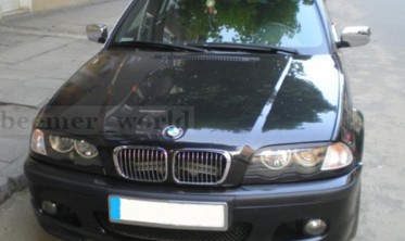 Накладки на фари BMW E46 дорестайл фото