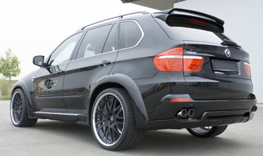 Спойлер крышки багажника BMW X5 E70 стиль Hamann фото