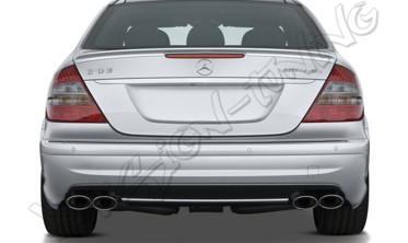 бампер задній Mercedes E W211 рест. стиль AMG E63 фото