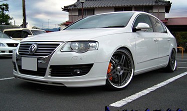 Накладка переднего бампера VW Passat B6 3C стиль Votex фото