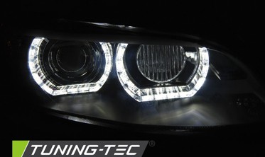 Фары передние BMW E92 / E93 с диодными кольцами 3D фото