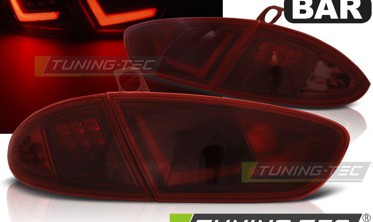 Диодные фонари задние SEAT LEON 2 рестайлинг RED SMOKE фото