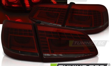 Тюнінгові ліхтарі (стопи діодні) Volkswagen Passat B7 VARIANT RED SMOKE фото