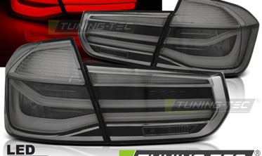 Задние тюнинг фонари (стопы) с диодами BMW 3 седан F30 тонированные фото