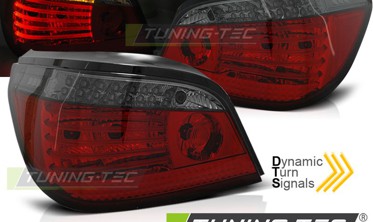 Тюнинговые LED фонари BMW E60 рестайл с динамическими поворотами фото