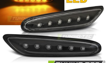 Черные LED повороты в крылья BMW E46 / E60 / E61 / E87 / E90 / E92 фото