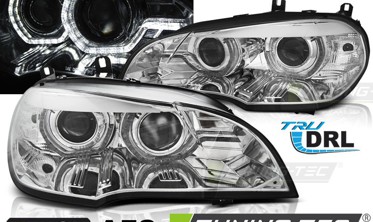 Передние фары XENON BMW X5 E70 дорестайл с системой AFS фото