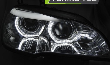 Передние фары XENON BMW X5 E70 дорестайл с системой AFS фото
