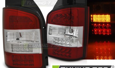 Ліхтарі світлодіодні задні VW T5 (розорювання) RED WHITE фото