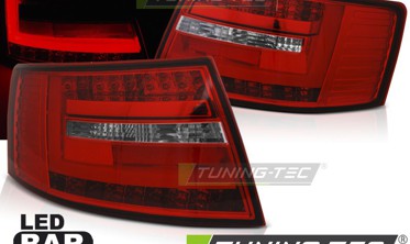 диодные задние фонари AUDI A6 C6 sedan красные фото