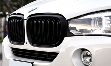 Решетка (ноздри) BMW X5 F15 / X6 F16 М-стиль черная матовая фото