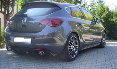Модельний глушник OPEL Astra J HATCHBACK версія GTC 3D фото