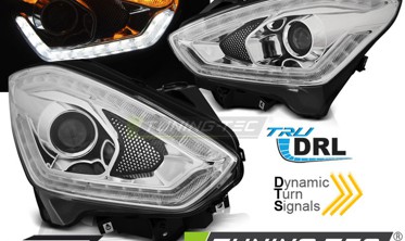 Тюнінгові фари передні SUZUKI SWIFT 6 з ДХО та led поворотами фото