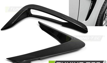 Накладки на крила BMW 4 F32 / F33 / F36 чорні глянцеві фото