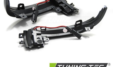 LED повороты в зеркала AUDI A3 10-12 / A4 10-15 / A5 10-16 тонированные фото