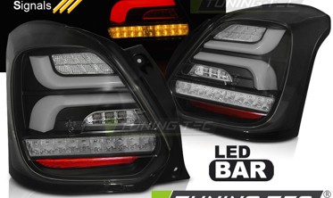 Задние фонари SUZUKI SWIFT 6 черные с LED поворотом фото