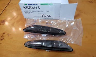 Повороти бічні тоновані BMW E60/E61/E46/X3 E83 фото