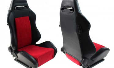 Автомобильное сиденье R-LOOK Black Red фото
