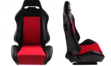 Автомобильное сиденье R-LOOK Black Red фото
