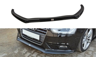 Тюнинговая накладка переднего бампера Audi A4 B8 послерестайл вер. 2 фото