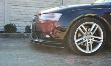 Передній дифузор бампера Audi A4 B8 рестайл вер.1 фото