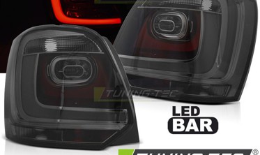 Фонари задние LED BAR VOLKSWAGEN POLO 6R HATCHBACK тонированные фото
