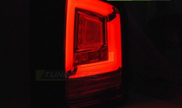 Тюнинговые задние фонари full led VW T5 дорестайл RED WHITE фото