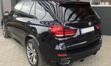 Накладка заднего бампера BMW X5 F15 M-pakiet в стиле M-performance фото