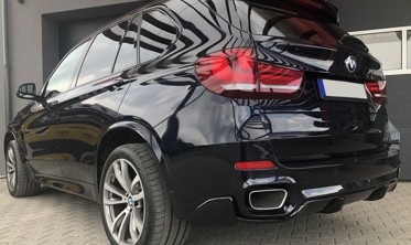 Накладка заднего бампера BMW X5 F15 M-pakiet в стиле M-performance фото