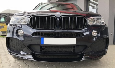 Накладка на передний бампер BMW X5 F15 М-пакет Performance стиль  фото