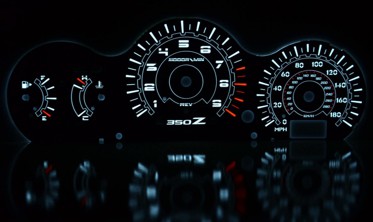 Тюнінгові шкали в щиток приладів Nissan 350Z фото