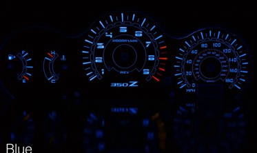 Тюнінгові шкали в щиток приладів Nissan 350Z фото