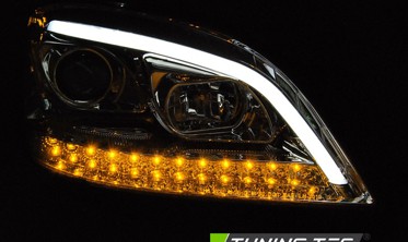 Диодные фары передние MERCEDES W164 ML 2005-2008 с динамическими поворотами фото