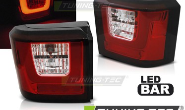 Тюнінгові LED-BAR ліхтарі задні VW T4 red-white фото