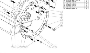 Gearbox adapter plate (перехідна плита) Honda K K20 K24 - BMW M50 M52 M54 M57 M57N M57N2 S50 S52 S54 фото