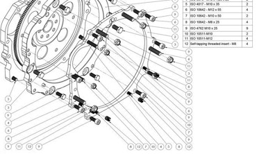 Gearbox adapter plate (переходная плита) Toyota JZ 1JZ 2JZ - Lexus IS200 J160 фото