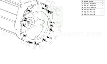 Gearbox adapter plate (перехідна плита) Nissan SR SR20 SR20DET - Mazda RX8 фото